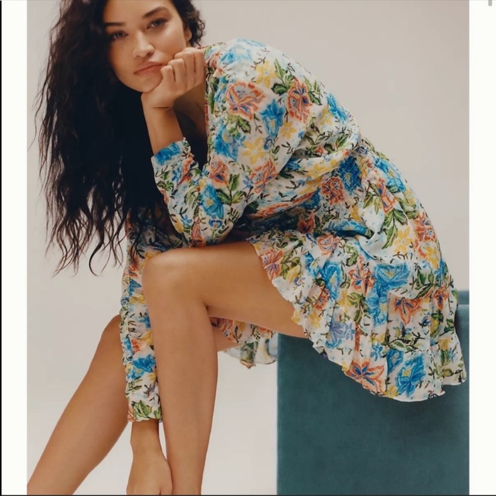Revolve + MISA Los Angeles Chiara Mini Dress in Oasis